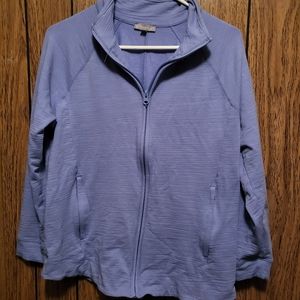 T by Talbots zip up sweater